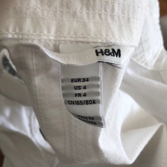 H&M -White Fitted Dress - Picture 4 of 4